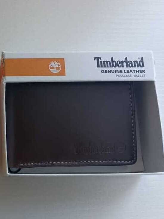 Timberland Other - Timberland Men's Leather Bifold Wallet Dark Brown NWB NWT